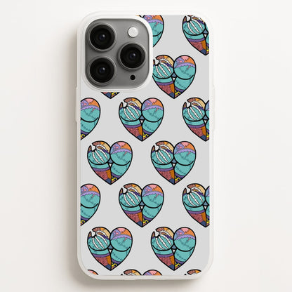 Sally And Jack Heart Pattern - TNBC  - Christmas Phone Case for iPhone 11 Pro