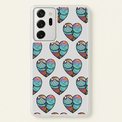 Sally And Jack Heart Pattern - TNBC  - Christmas Phone Case for Galaxy Note 20 Ultra