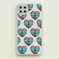 Sally And Jack Heart Pattern - TNBC  - Christmas Phone Case for Galaxy A12