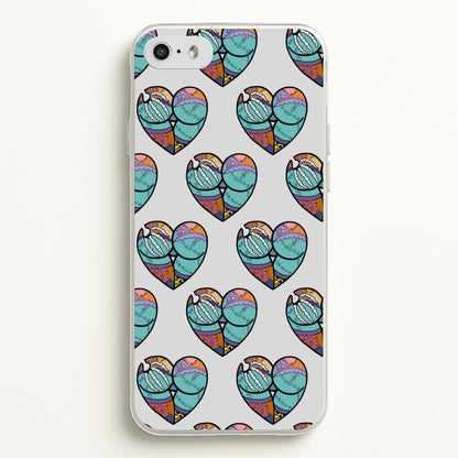 Sally And Jack Heart Pattern - TNBC  - Christmas Phone Case for iPhone 5 / 5s / SE 2016