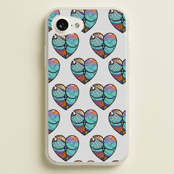 Sally And Jack Heart Pattern - TNBC  - Christmas Phone Case for iPhone 16e