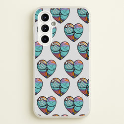 Sally And Jack Heart Pattern - TNBC  - Christmas Phone Case for Galaxy A54