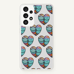 Sally And Jack Heart Pattern - TNBC  - Christmas Phone Case for Galaxy A53
