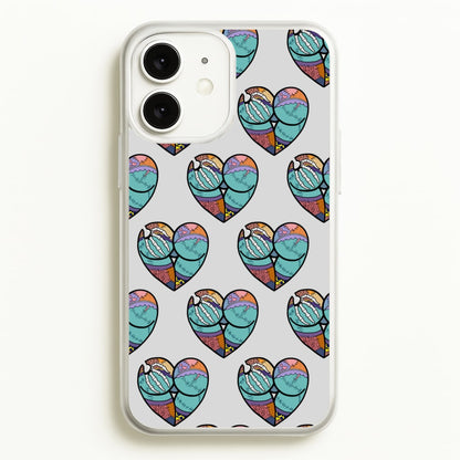 Sally And Jack Heart Pattern - TNBC  - Christmas Phone Case for iPhone 11