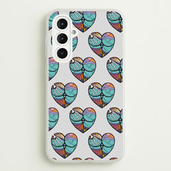 Sally And Jack Heart Pattern - TNBC  - Christmas Phone Case for Galaxy A16