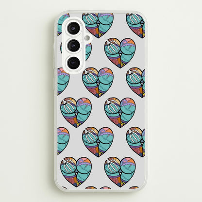 Sally And Jack Heart Pattern - TNBC  - Christmas Phone Case for Galaxy A16