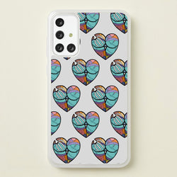 Sally And Jack Heart Pattern - TNBC  - Christmas Phone Case for Galaxy A71