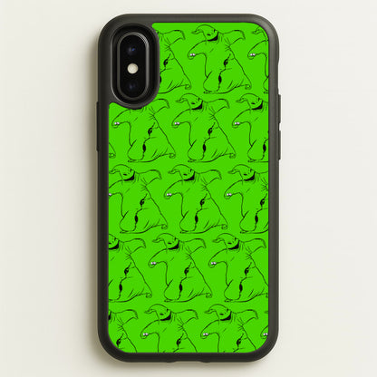 Oogie Boogie Pattern - TNBC  - Christmas Phone Case for iPhone X / XS