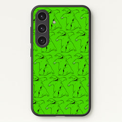 Oogie Boogie Pattern - TNBC  - Christmas Phone Case for Galaxy S24