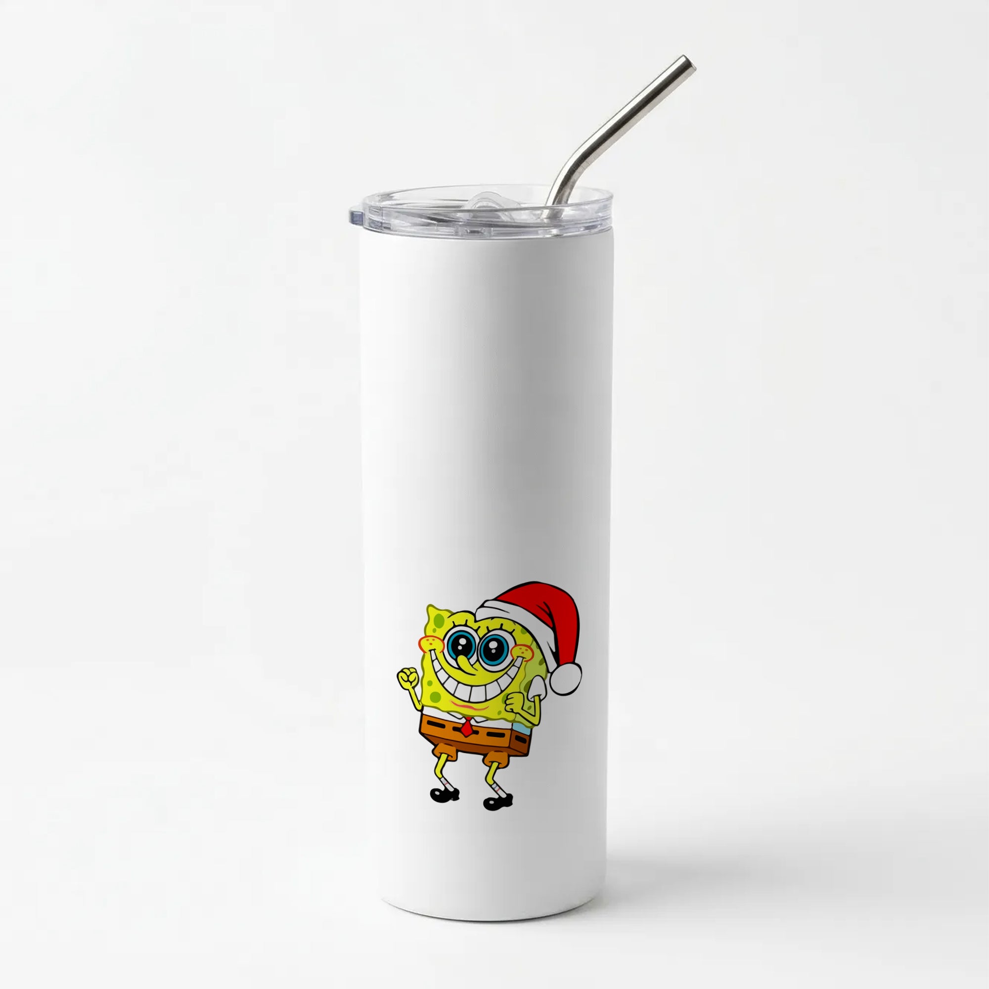 Sponge - Christmas Skinny Tumbler