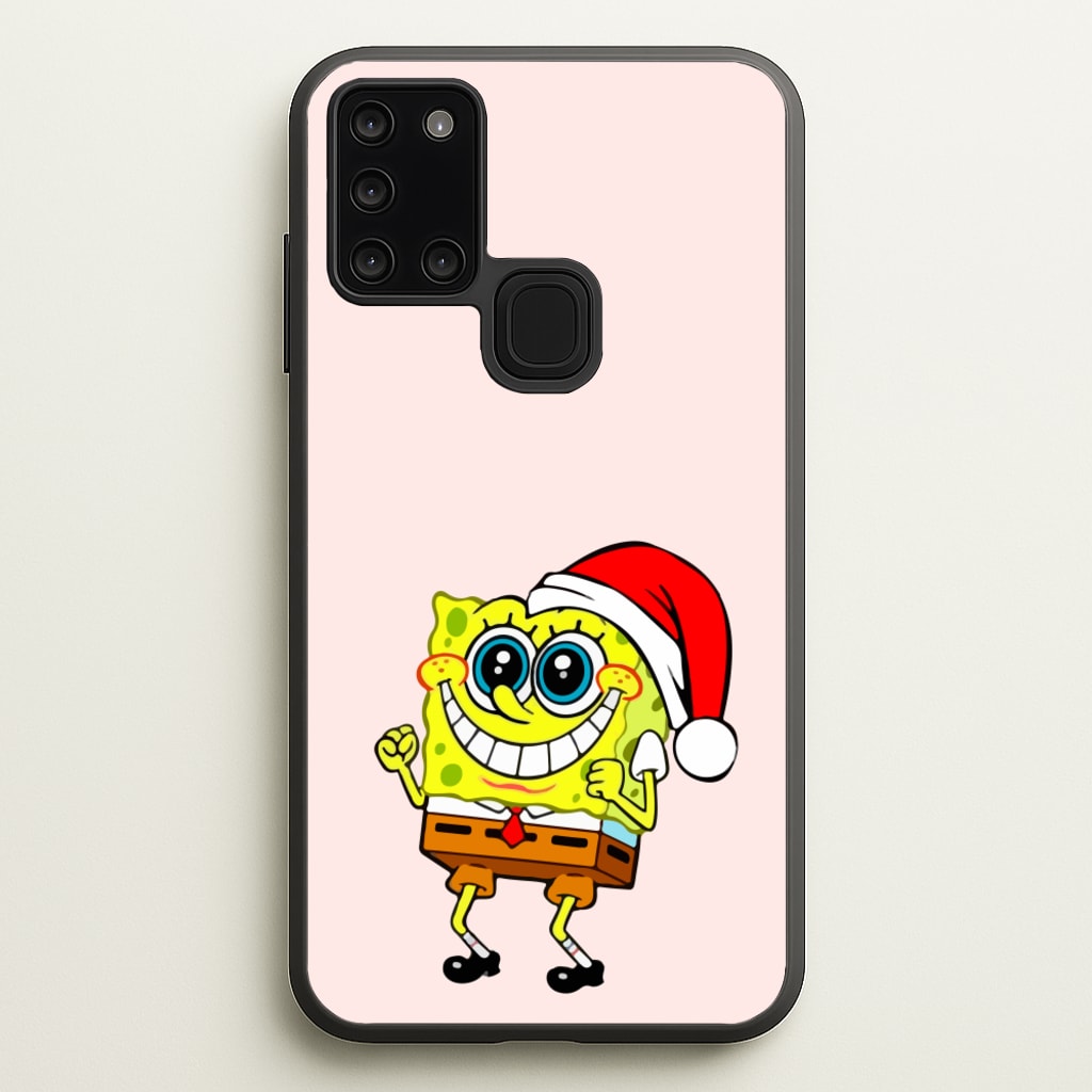 Sponge - Christmas  - Christmas Phone Case for Galaxy A21s