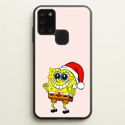 Sponge - Christmas  - Christmas Phone Case for Galaxy A21s