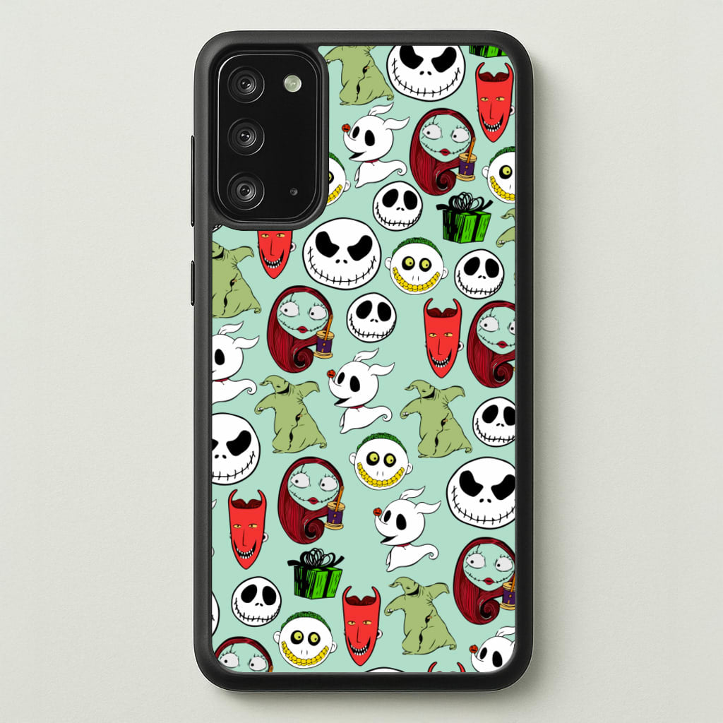 TNBC Characters Pattern  - Christmas Phone Case for Galaxy Note 20