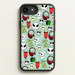TNBC Characters Pattern  - Christmas Phone Case for iPhone 6 Plus / 7 Plus / 8 Plus