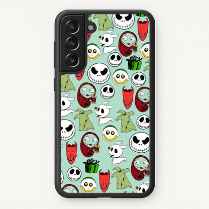 TNBC Characters Pattern  - Christmas Phone Case for Galaxy S22 Plus
