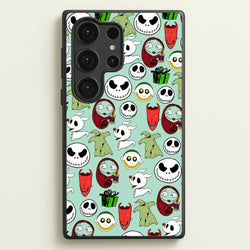 TNBC Characters Pattern  - Christmas Phone Case for Galaxy S25 Ultra