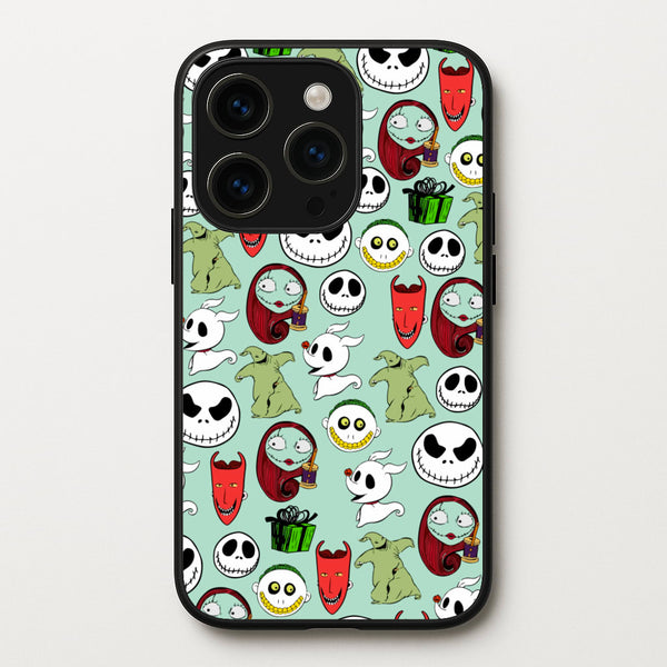 TNBC Characters Pattern  - Christmas Phone Case for iPhone 14 Pro Max