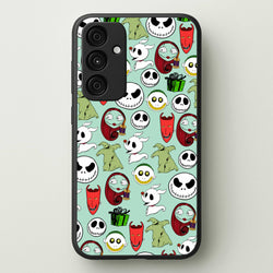 TNBC Characters Pattern  - Christmas Phone Case for Galaxy A35