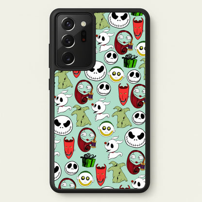 TNBC Characters Pattern  - Christmas Phone Case for Galaxy Note 20 Ultra