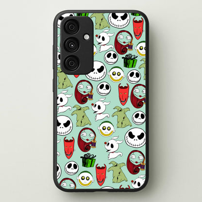 TNBC Characters Pattern  - Christmas Phone Case for Galaxy A15