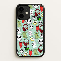 TNBC Characters Pattern  - Christmas Phone Case for iPhone 12 Mini