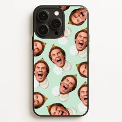 Green Elf Face - Christmas  - Christmas Phone Case for iPhone 16 Pro Max