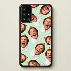Green Elf Face - Christmas  - Christmas Phone Case for Galaxy A71