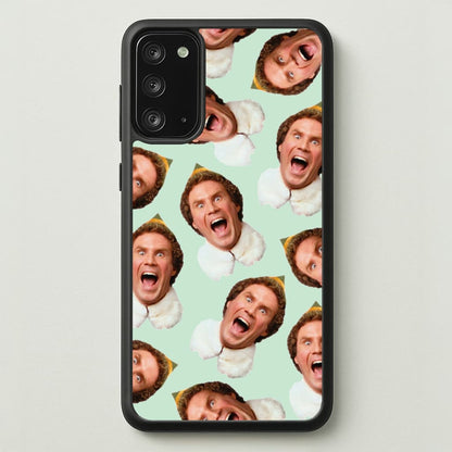 Green Elf Face - Christmas  - Christmas Phone Case for Galaxy Note 20
