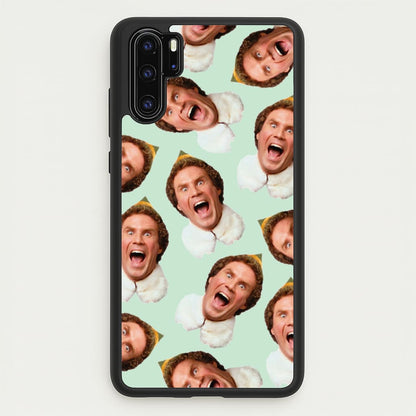 Green Elf Face - Christmas  - Christmas Phone Case for Huawei P30 Pro