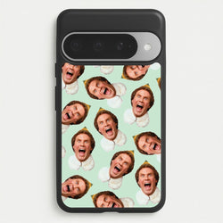 Green Elf Face - Christmas Phone Case for Google Pixel 10 Pro XL
