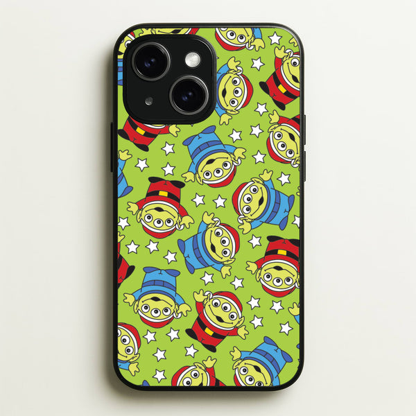 Alien Patterns  - Disney Christmas Phone Case for iPhone 15