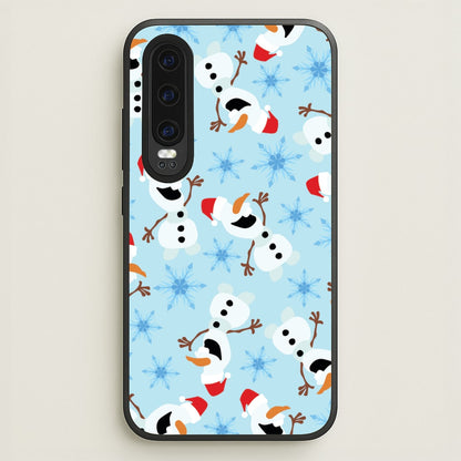 Snowman Pattern  - Disney Christmas Phone Case for Huawei P30