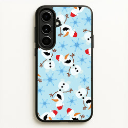 Snowman Pattern  - Disney Christmas Phone Case for Galaxy A56