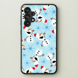Snowman Pattern  - Disney Christmas Phone Case for Galaxy A13