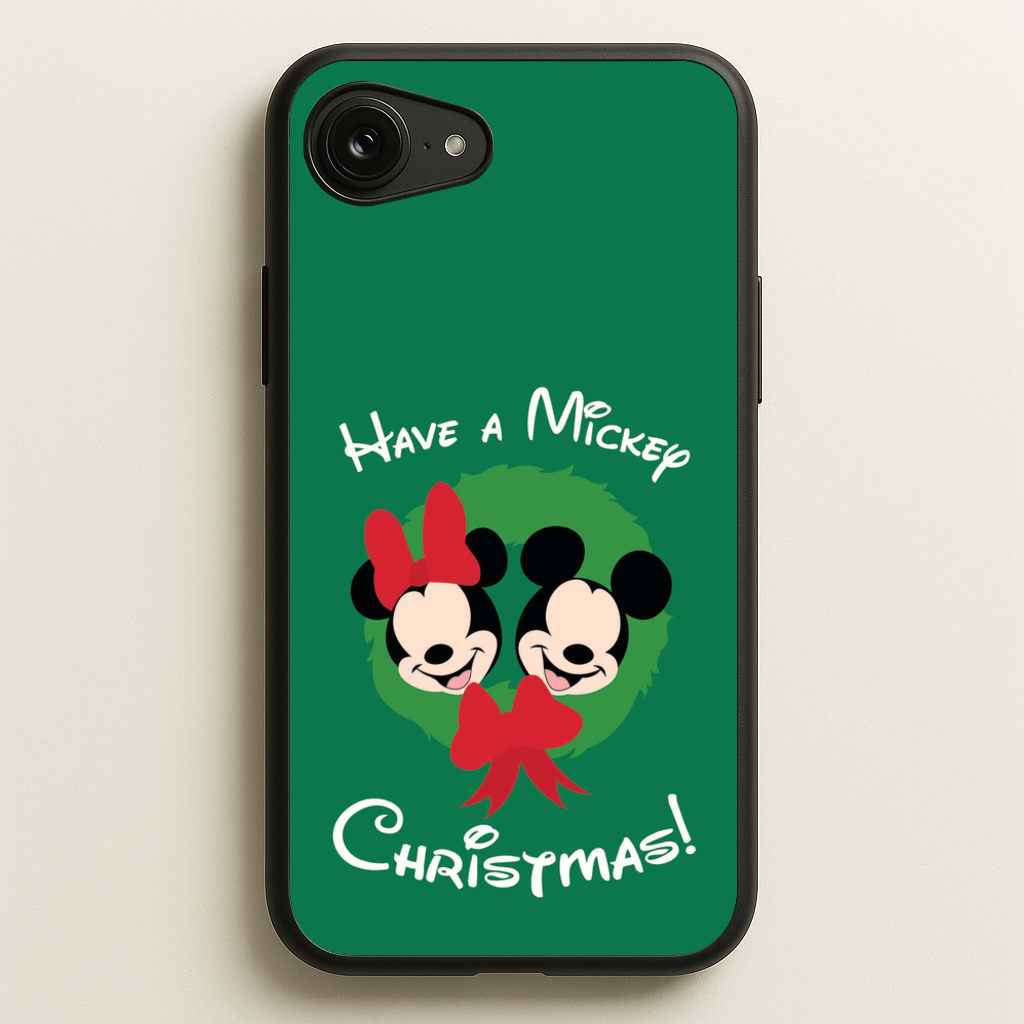 Have A Mickey Christmas  - Disney Christmas Phone Case for iPhone 16e