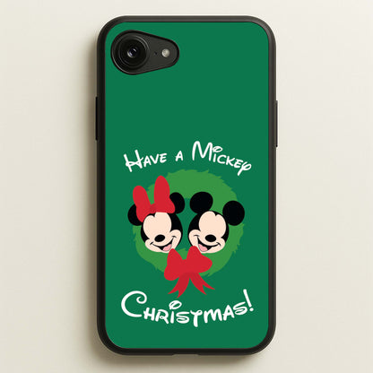 Have A Mickey Christmas  - Disney Christmas Phone Case for iPhone 16e