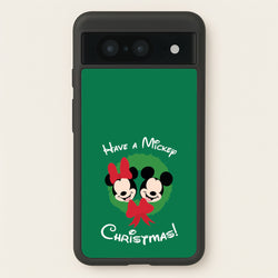 Have A Mickey Christmas  - Disney Christmas Phone Case for Google Pixel 8