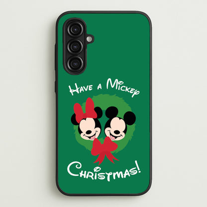 Have A Mickey Christmas  - Disney Christmas Phone Case for Galaxy A16