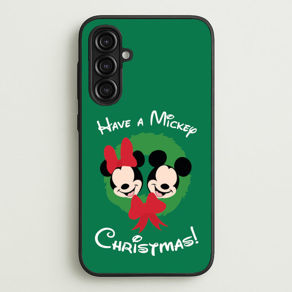 Have A Mickey Christmas  - Disney Christmas Phone Case for Galaxy A16