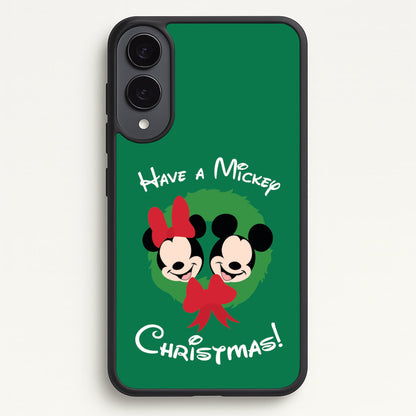 Have A Mickey Christmas  - Disney Christmas Phone Case for Galaxy S25 Edge