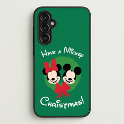 Have A Mickey Christmas  - Disney Christmas Phone Case for Galaxy A14