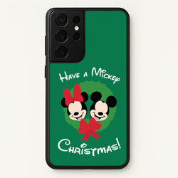 Have A Mickey Christmas  - Disney Christmas Phone Case for Galaxy S21 Ultra