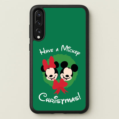 Have A Mickey Christmas  - Disney Christmas Phone Case for Huawei P20 Pro