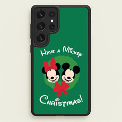 Have A Mickey Christmas  - Disney Christmas Phone Case for Galaxy S22 Ultra