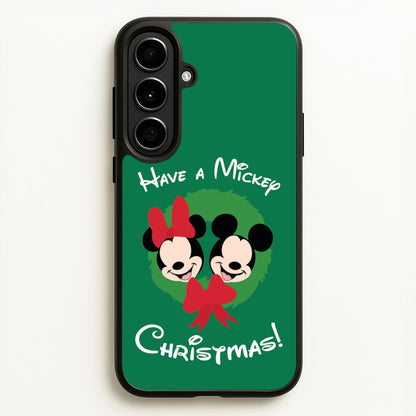Have A Mickey Christmas  - Disney Christmas Phone Case for Galaxy A56
