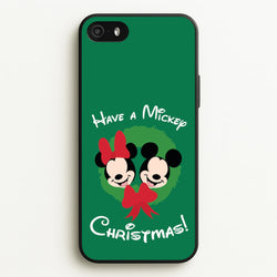 Have A Mickey Christmas  - Disney Christmas Phone Case for iPhone 5 / 5s / SE 2016