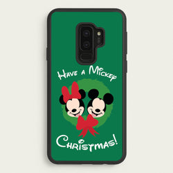 Have A Mickey Christmas  - Disney Christmas Phone Case for Galaxy S9 Plus