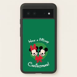 Have A Mickey Christmas  - Disney Christmas Phone Case for Google Pixel 6