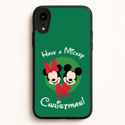 Have A Mickey Christmas  - Disney Christmas Phone Case for iPhone XR