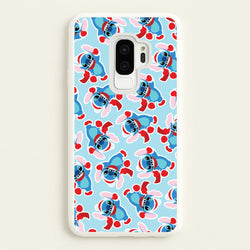 Blue Alien Christmas Pattern  - Disney Christmas Phone Case for Galaxy S9 Plus